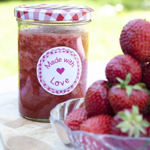 Erdbeer-Rhabarber Marmelade